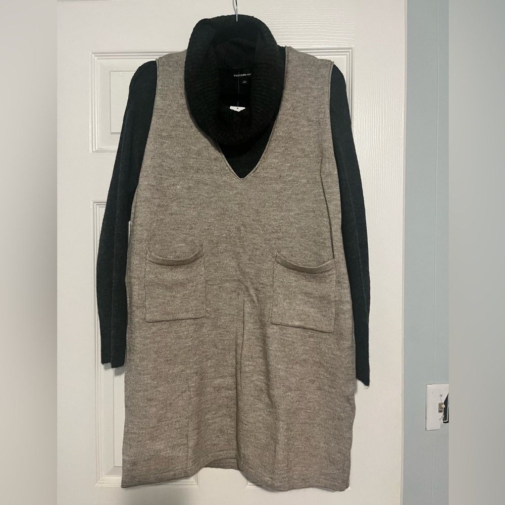 Sleeveless Sweater Dress